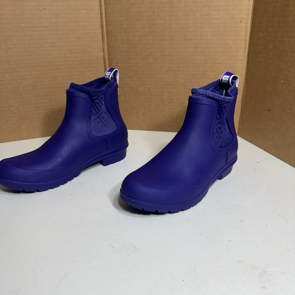 UGG Chevonne Womens Size 6 Violet Casual Outdoor Waterproof Chelsea Rain Boots - Picture 3 of 10